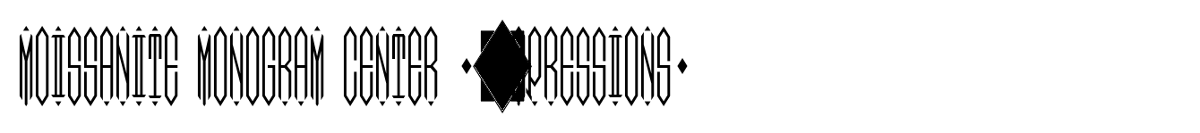 Moissanite Monogram Center (10000 Impressions)